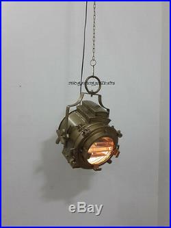 Industrial Vintage Antique Brown Ceiling Pendant/ Hanging Light Nautical Lamp