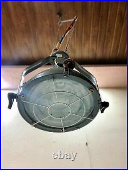 Industrial Vintage Nautical Retro Marine Pendant Ceiling Iron Flood Light- Big