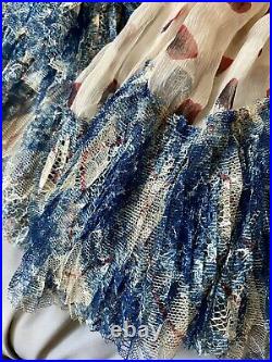 JEAN PAUL GAULTIER vintage lace mesh skirt M 90s y2k 2000s Vivienne Westwood
