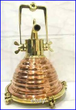 Kitchen Island Antique Brass & Copper Nautical Interior Ceiling Pendant Light