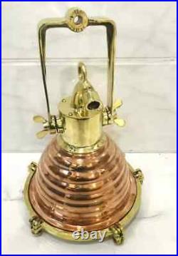 Kitchen Island Antique Brass & Copper Nautical Interior Ceiling Pendant Light