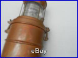 Large Vintage Ship Light Copper Perko