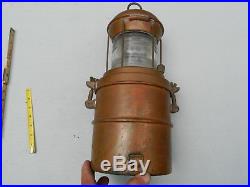 Large Vintage Ship Light Copper Perko