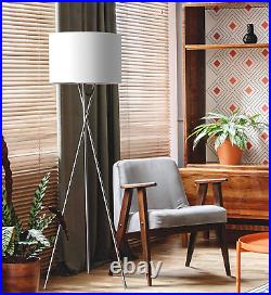 Lisboa Tripod Floor Lamp 62 Inch Modern for Living Room Studying Light Met