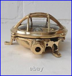 Marine Ship Nautical Brass Vintage Passage Ceiling/Wall Deck Light Set of 2