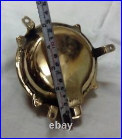 Marine Ship Nautical Brass Vintage Passage Ceiling/Wall Deck Light Set of 2