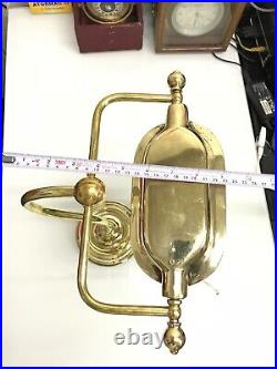 Maritime Antique Solid Brass Marine Industrial Vintage Passage Table/Desk Lamp