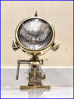 Maritime Retro Style Original Vintage Brass Reclaimed Marine Old Mini Spot Light
