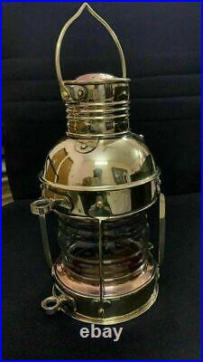Maritime Solid Brass Ship Lantern Nautical Design Vintage Lamp Lighting Antique