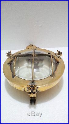 Maritime Vintage Antique Marine Ship Brass Passage Lights 100% Original