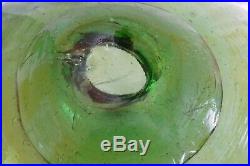 Marked Handblown Light Green-Glass-Japanese-Fishing-Float-Ball-Buoy-Vintage 46