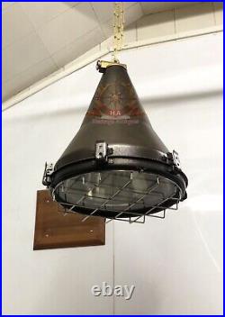 Mat Copper Coated Original Stainless Steel Metal Conical Ceiling Hanging Light