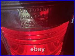 Meteorite Nautical Port Light P96184 Brass In Great Condition And Works