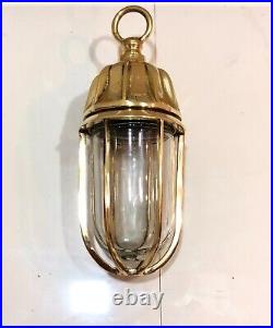 Modern Vintage Style Ceiling Art Deco Brass Nautical Hanging Lamp Fixture