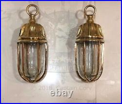 Modern Vintage Style Ceiling Art Deco Brass Nautical Hanging Lamp Fixture