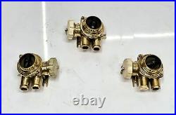 Nautical Antique Brass Ship Light Vintage Rotary Switch & Socket Lot of 2
