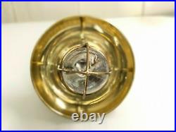Nautical Authentic Marine Ship Brass Long Vintage Hanging Light With Shade/Hook
