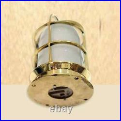 Nautical Brass Bulkhead Light Ship Marine Vintage Style Ceiling Fixture 1 Pcs