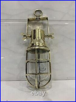 Nautical Brass Bulkhead Pendant Light Fixture Antique Vintage Ceiling Decoration