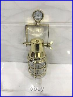 Nautical Brass Bulkhead Pendant Light Fixture Antique Vintage Ceiling Decoration