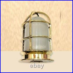 Nautical Brass Passageway Light Marine Vintage Bulkhead Antique Light Fixture