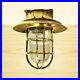 Nautical-Bulkhead-Light-Antique-Heavy-Brass-Vintage-Marine-With-Junction-Box-01-dpaw