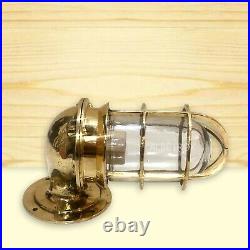 Nautical Bulkhead Marine Light Brass Vintage Style Antique Home And Office Decor