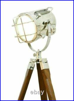Nautical Floor Lamp With Tripod Stand Studio Lamp spot Search Vintage Light