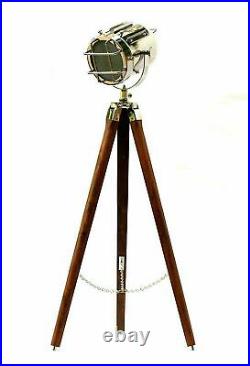 Nautical Floor Lamp With Tripod Stand Studio Lamp spot Search Vintage Light