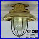 Nautical-Frosted-Globe-Brass-Ceiling-Light-With-Brass-Deflector-Cover-01-strk