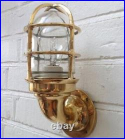 Nautical Light for Sale Marine Antique Wall Mount Vintage Style Brass Swan Light