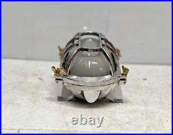 Nautical Marine Aluminum Wall Passageway Ship Antique Light with white glass