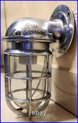 Nautical Marine Cargo Ship Aluminium'OCEANIC Wall Light