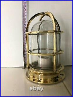 Nautical Marine Replica Mount Brass Vintage Style Passageway Light Lot Of 2