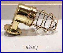 Nautical Marine Vintage Style Bulkhead PassageWay Brass Wall Light Fixtures