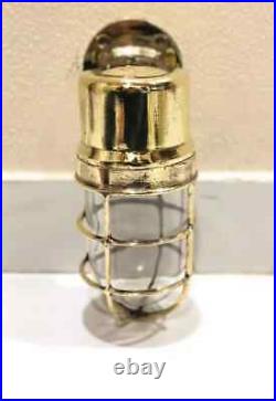 Nautical Marine Vintage Style Bulkhead PassageWay Brass Wall Light Fixtures