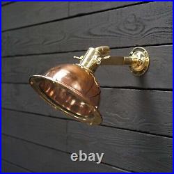 Nautical New Cargo Smooth Brass & Copper Pendant/Ceiling/Wall/Hanging Light