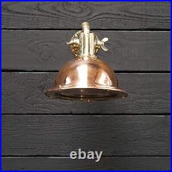 Nautical New Cargo Smooth Brass & Copper Pendant/Ceiling/Wall/Hanging Light