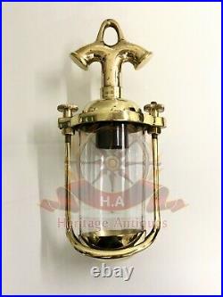 Nautical New Vintage Style Ship Solid Brass Hanging Cargo Pendant Light Lot 10