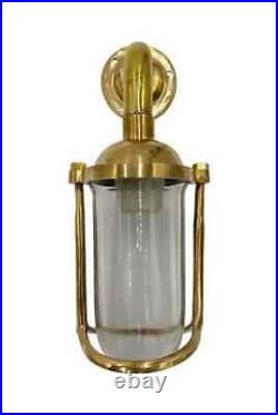 Nautical Ship Marine New Solid Brass Wall Swan Passageway Bulkhead Light 1Pcs