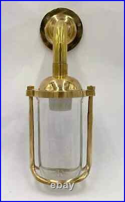 Nautical Ship Marine New Solid Brass Wall Swan Passageway Bulkhead Light 1Pcs