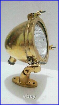 Nautical Style New Mini Boat Spot / Search Light Made Of Brass