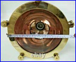 Nautical Vintage Ceiling Ship Cargo Pendant Hanging Spot Light Copper&brass 1 Ps