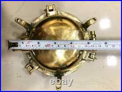 Nautical Vintage Light Solid Brass Marine Bulkhead Antique Deck Light 2 Pcs