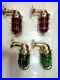 Nautical-Vintage-Solid-Brass-Passgeway-Wall-Light-Red-Green-Glass-4-Pieces-01-fn