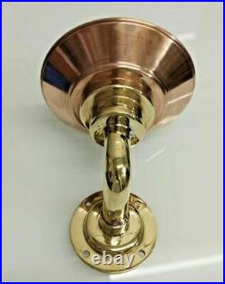 Nautical Vintage Style Alleyway Bulkhead Brass Small New Light With Copper Shade