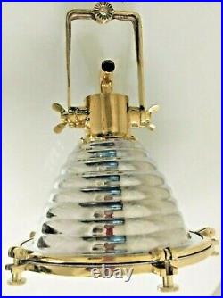 Nautical Vintage Style Cargo Pendent Spot Alumnium&Brass Ceiling New Light