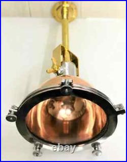 Nautical Vintage Style Ceiling Cargo Pendant Spot Light Fixtur Copper&brass 1pcs