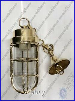 Nautical Vintage Style Ceiling Chandelier Marine Pendant Light With Brass Chain