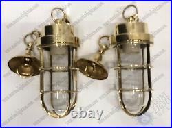 Nautical Vintage Style Ceiling Chandelier Marine Pendant Light With Brass Chain